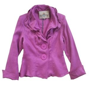 Paola Poggi Italy Linen Jacket